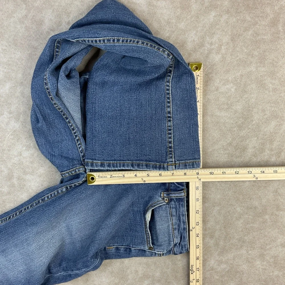 Vintage Michael Kors Flare Jeans Medium Wash Stretch‎ Denim Women Sz 6 MK Logo